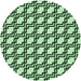 Square Patterned Deep Emerald Green Rug, pat2514grn