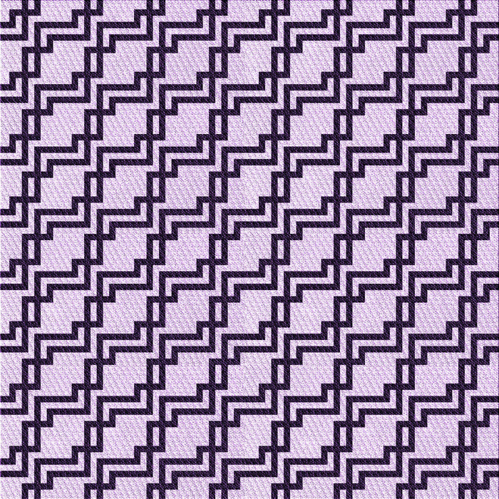 Round Patterned Blossom Pink Rug, pat2514pur