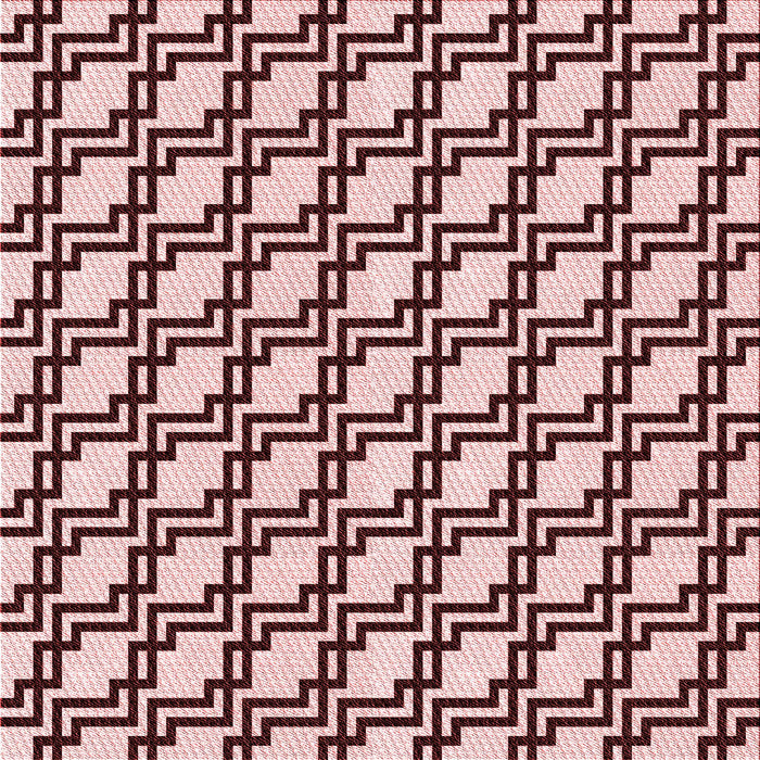 Round Machine Washable Transitional Pink Rug, wshpat2514rd