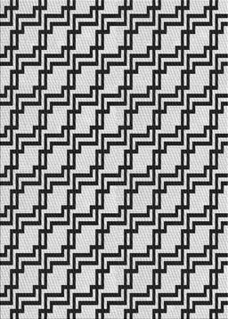 Patterned Platinum Gray Novelty Rug, pat2514