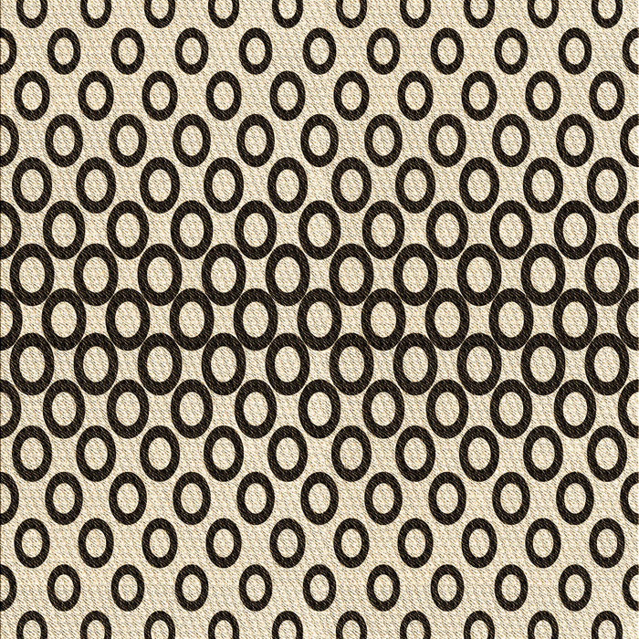 Patterned Vanilla Gold Rug, pat2515brn