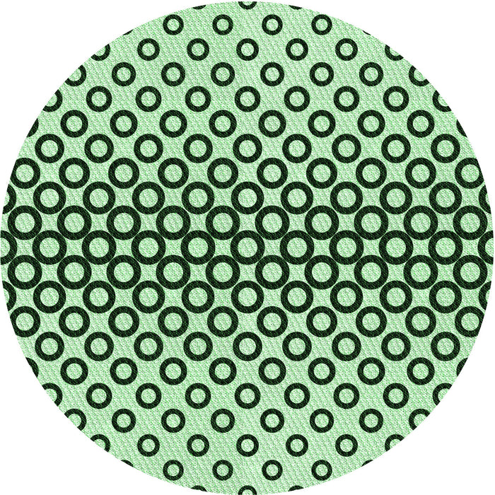 Square Patterned Mint Green Rug, pat2515grn