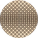 Square Patterned Golden Blonde Gold Rug, pat2515org