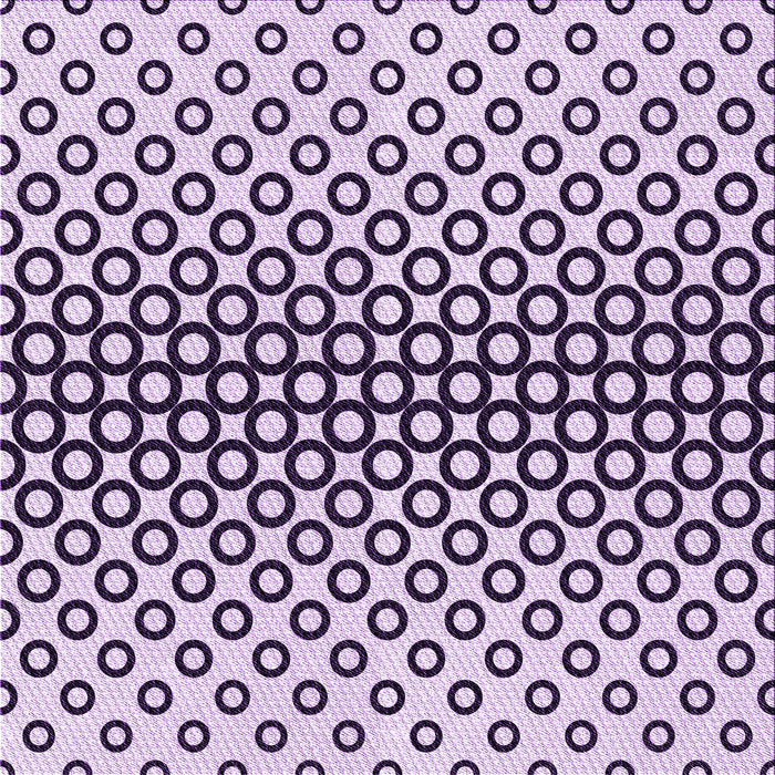 Round Patterned Purple Rug, pat2515pur
