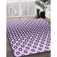 Patterned Purple Rug, pat2515pur