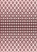 Machine Washable Transitional Brown Red Rug, wshpat2515rd