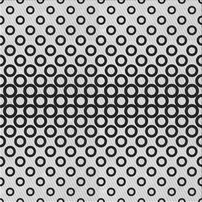 Square Patterned Light Black Novelty Rug, pat2515