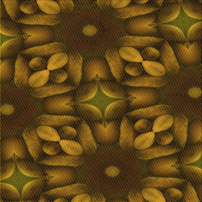 Round Patterned Red Rug, pat2516yw