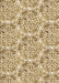 Machine Washable Transitional Khaki Gold Rug, wshpat2517brn