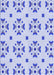 Patterned Blue Rug, pat2518blu