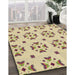 Machine Washable Transitional Harvest Gold Rug in a Family Room, wshpat2518brn