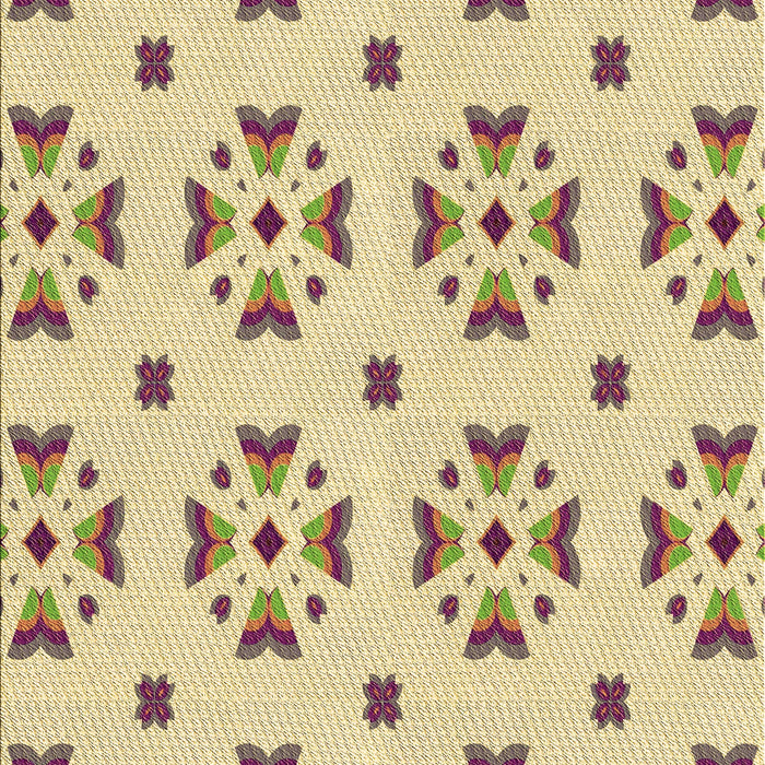 Patterned Harvest Gold Rug, pat2518brn