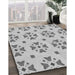 Machine Washable Transitional Gray Rug in a Family Room, wshpat2518gry