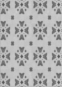 Machine Washable Transitional Gray Rug, wshpat2518gry