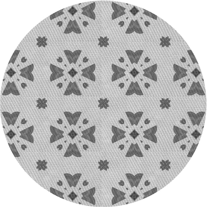 Square Machine Washable Transitional Gray Rug in a Living Room, wshpat2518gry