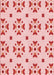 Patterned Light Red Pink Rug, pat2518rd