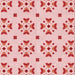 Round Patterned Light Red Pink Rug, pat2518rd