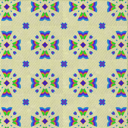 Square Patterned Khaki Gold Novelty Rug, pat2518