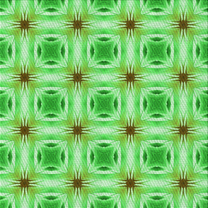 Round Patterned Emerald Green Rug, pat2519grn