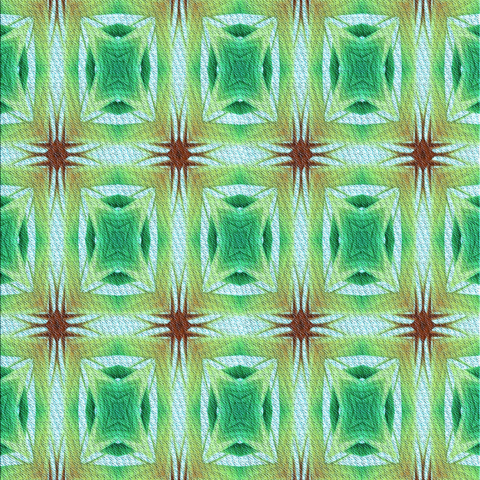 Patterned Green Rug, pat2519lblu