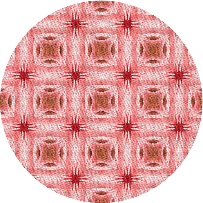 Square Machine Washable Transitional Pastel Pink Rug in a Living Room, wshpat2519rd