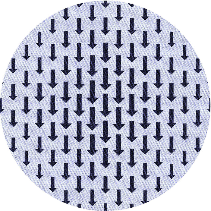 Square Patterned Lavender Blue Rug, pat252blu