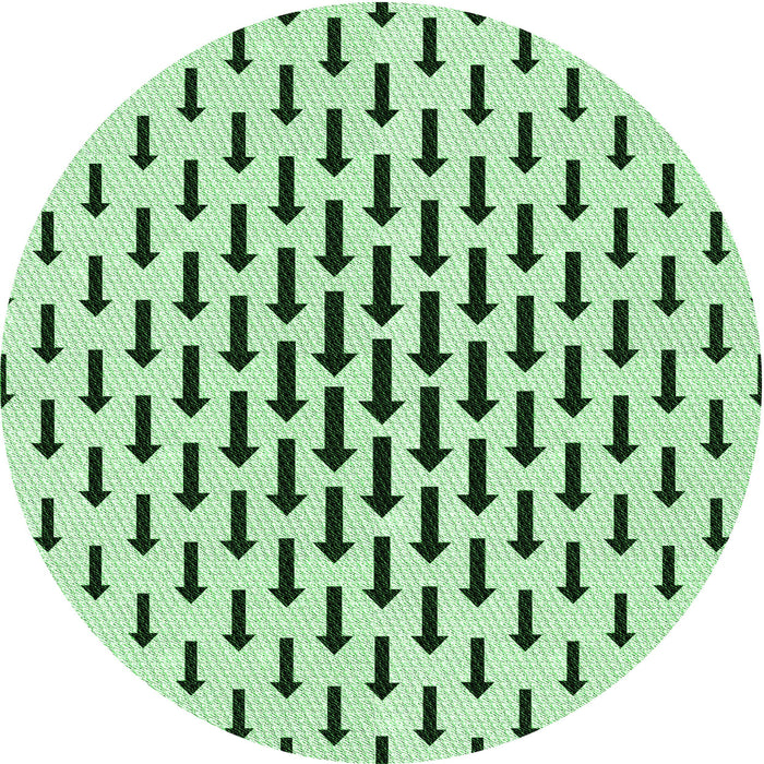 Square Patterned Mint Green Rug, pat252grn