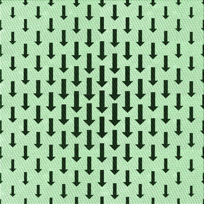 Round Patterned Mint Green Rug, pat252grn