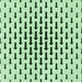 Round Patterned Mint Green Rug, pat252grn