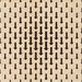 Round Patterned Light Brown Rug, pat252org