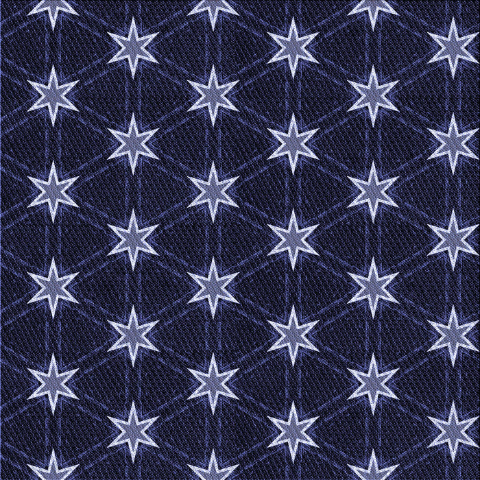 Round Patterned Deep Periwinkle Purple Rug, pat2520blu