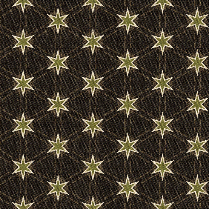 Round Patterned Oak Brown Rug, pat2520brn