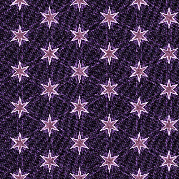 Round Patterned Deep Purple Rug, pat2520pur