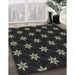 Machine Washable Transitional Black Rug in a Family Room, wshpat2520