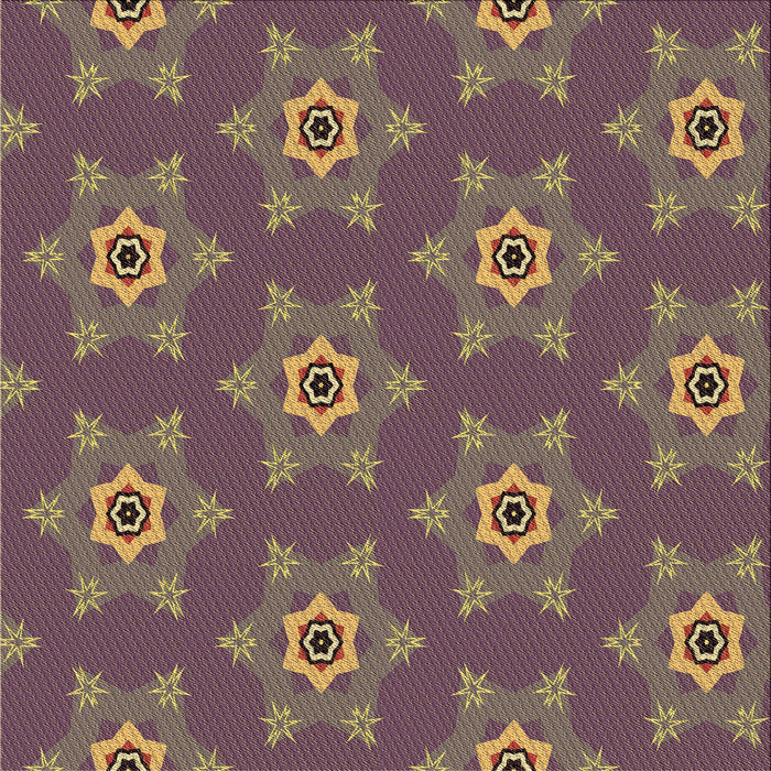 Round Patterned Dark Almond Brown Rug, pat2521brn