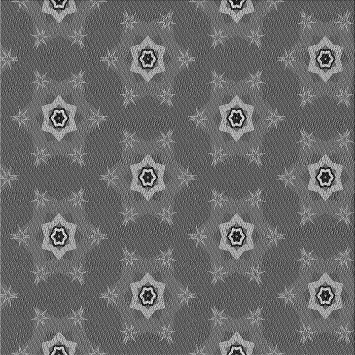 Round Patterned Gray Rug, pat2521gry
