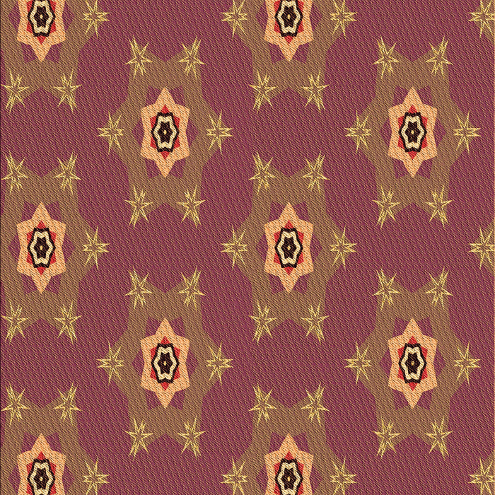 Patterned Orange Rug, pat2521org