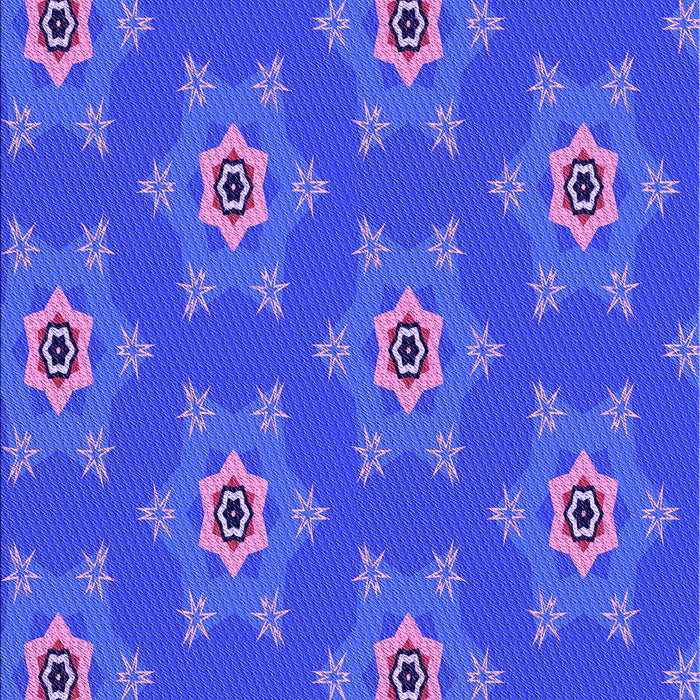 Patterned Light Slate Blue Rug, pat2521pur