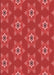 Machine Washable Transitional Red Rug, wshpat2521rd