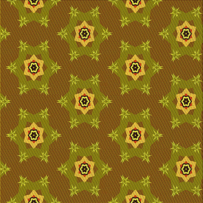 Round Patterned Mahogany Brown Rug, pat2521yw