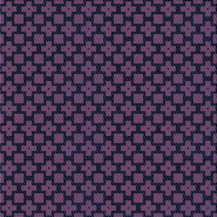 Round Patterned Deep Purple Rug, pat2522blu