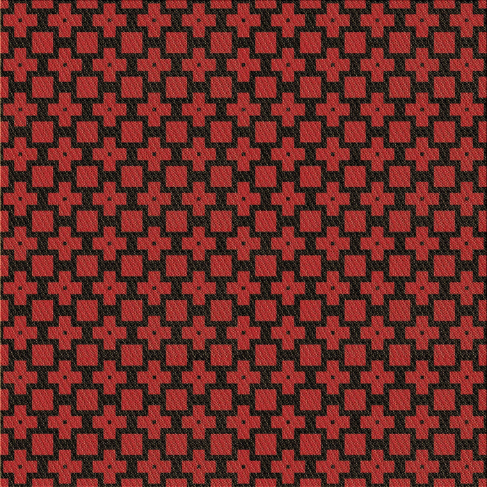 Round Patterned Red Brown Rug, pat2522brn