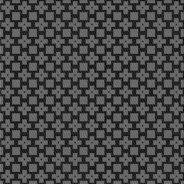 Round Patterned Smokey Gray Rug, pat2522gry