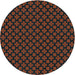 Square Machine Washable Transitional Coffee Brown Rug in a Living Room, wshpat2522lblu