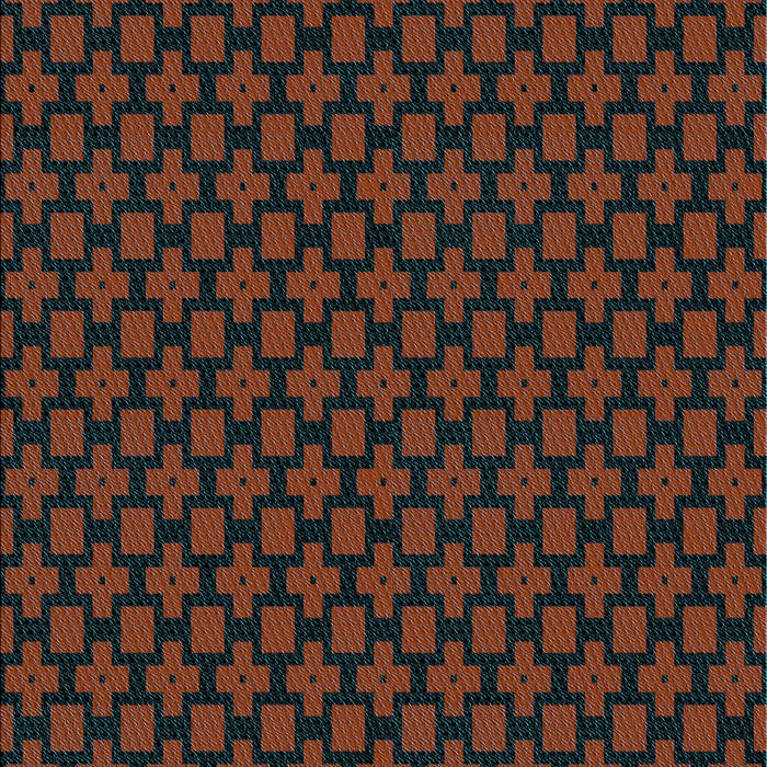 Patterned Coffee Brown Rug, pat2522lblu