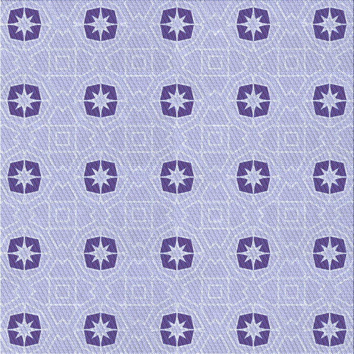 Round Patterned Purple Rug, pat2523blu