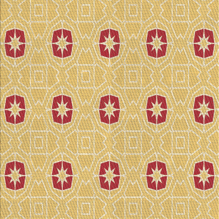 Patterned Orange Rug, pat2523brn