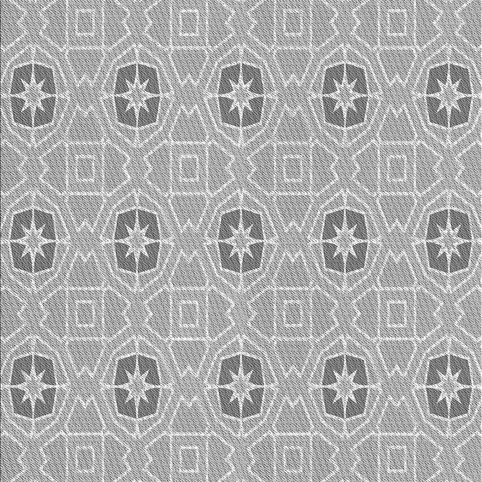 Patterned Platinum Silver Gray Rug, pat2523gry