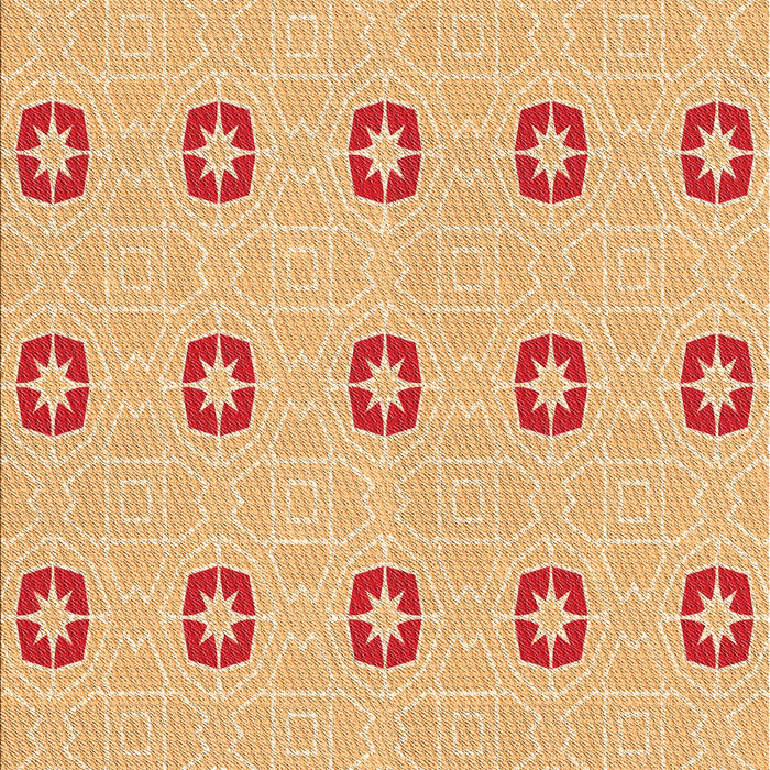 Machine Washable Transitional Neon Orange Rug, wshpat2523org