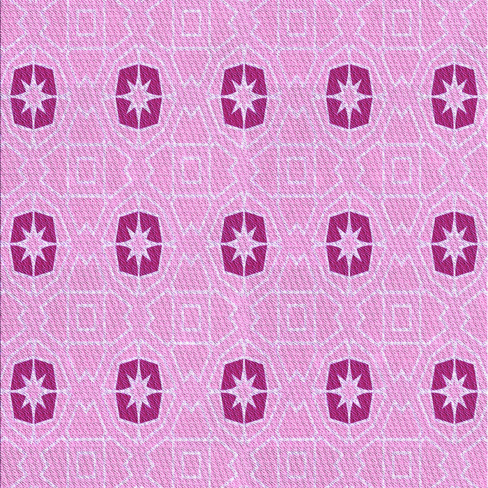 Machine Washable Transitional Blossom Pink Rug, wshpat2523pur